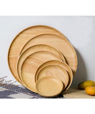 CVBGVBB Round Fruit Tray Rubber Rubber Fruit Pan Fruit Saucer Tea Tray Dinner Dinner Bread(M) - Buy Online on GoSupps.com