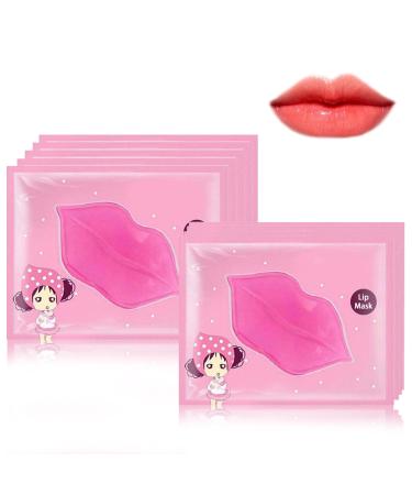 MagiSel Pack of 15 moisturizing lip masks for lip care with collagen - To brighten lip wrinkles - Sleeping mask for dry and chapped lips