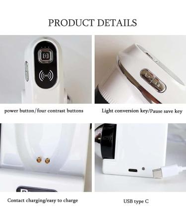 Skin Diagnosis Hair Analyzer - 5 in 1 WiFi 5G 50x/200x Lens 1000w Pixels Perfect for Home Beauty and Hair Care - Buy Online on GoSupps.com