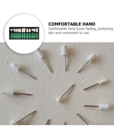 Beavorty 1Set nail polish manicure tools faux nails Nail sanding bits Sturdy grinding heads manicure kit nails drill bits pedicure drill bits wool felt nail drill bit Nail File Bit electric - Buy Online on GoSupps.com