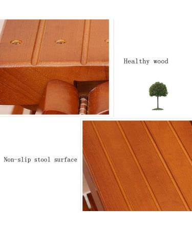 Brand Folding Ladder Stool Stairs 3-Step Solid Wood Stool Shoe Rack Household Save Space 2 Colors J0T0D1 (Color : B) - Buy Online on GoSupps.com