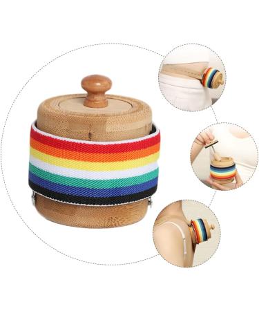 Lurrose 2-Piece Moxibustion Box Set - Wooden Massage Tools & Moxa Stick Holder for Home Therapy | 7x7cm - Buy Online on GoSupps.com