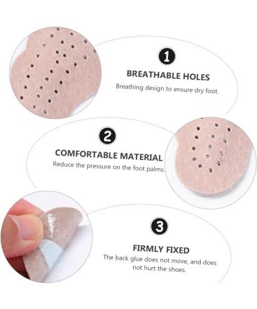 FRCOLOR 2 Pairs Forefoot Pads for Women - Anti-Slip Stickers & Leather Cushions for High Heels Sandals & Shoes - Buy Online on GoSupps.com
