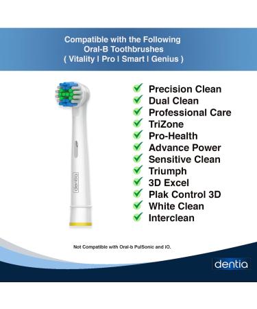 16 Precision Clean Toothbrush Heads for Oral-B - Family Pack Fits Mailbox | Quality Dental Care - Buy Online on GoSupps.com