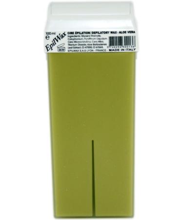 EpilWax Set of 12 Aloe Vera Wax Cartridges for Hair Removal - Large 100 ml Roll-on Waxing Refills Aloe Vera 100 ml (Pack of 12) - Buy Online on GoSupps.com