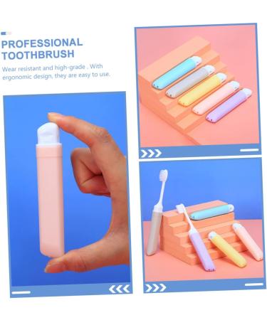 Clispeed 5-Stage Collapsible Travel Toothbrush - Wear-Resistant Outdoor Oral Care - Buy Online on GoSupps.com