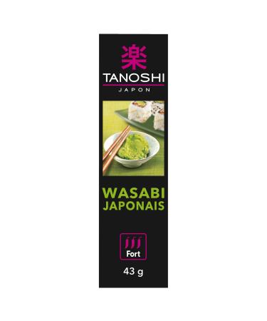 TANOSHI - Wasabi - Raifort Japonais Utiliser comme Condiment - 1 Tubes de 43 g