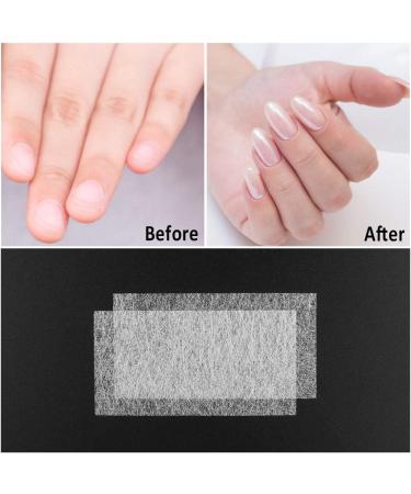 100 Pieces Nail Extension Silk Fiberglass - Non-woven Fibreglass Nail Wrap for Nail Art - Buy Online on GoSupps.com