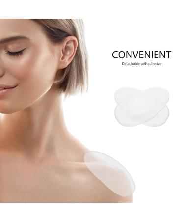 Holibanna Silicone Shoulder Pads for Womens Clothing 1 Pair Anti-Slip Shoulder Push-Up Pads Clear Reusable Invisible - Buy Online on GoSupps.com