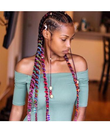 Shop Lattcure 18-Piece Colorful Hair Jewelry Set for Girls | Rhinestone Hair Accessories & DIY Styling for Parties - Buy Online on GoSupps.com