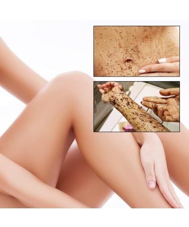 100% Natural Arabica Coffee Body Peeling Cream - Anti-Aging Body Scrub & Face Exfoliant - 250g for Clear Skin - Buy Online on GoSupps.com