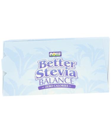 NOW Foods Stevia Balance 100 Packets - Pack of 3 | Natural Sweetener for a Healthy Lifestyle - Buy Online on GoSupps.com