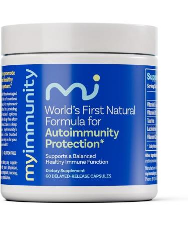 MyImmunity Immune Balance Supplement | Grass-Fed Lactoferrin Taurine Vitamins D3 K2 & B12 | 30-Min Delayed-Release | Promotes Gut Digestive & Overall Wellness | Low Lactose Made in USA - Buy Online on GoSupps.com
