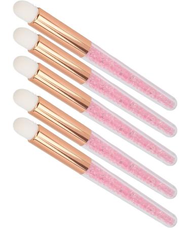 Glitter Lip Brush Round Headed Premium Fiber Wool Multifunctional Easy To Use Foggy Lip Makeup For Lash and Nose Washing - Buy Online on GoSupps.com