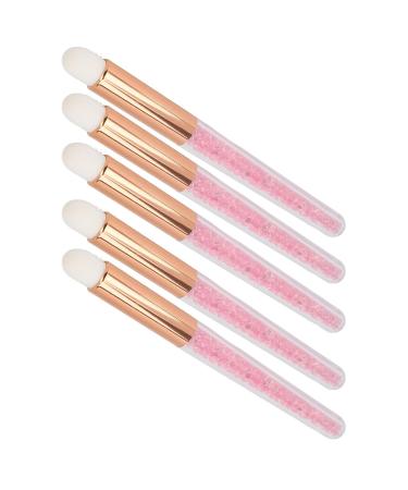 Buy Glitter Crystal Lip Brush - Round Head Portable Fiber Wool Makeup & Lash Brush International Shipping - Buy Online on GoSupps.com