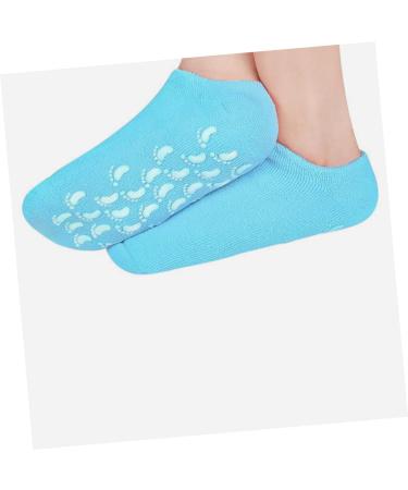 POPETPOP Heel Protector Heel Cushions 3 Pairs Foot Moisturizing Socks Non-slip Skin Gel Spa Sock - Buy Online on GoSupps.com