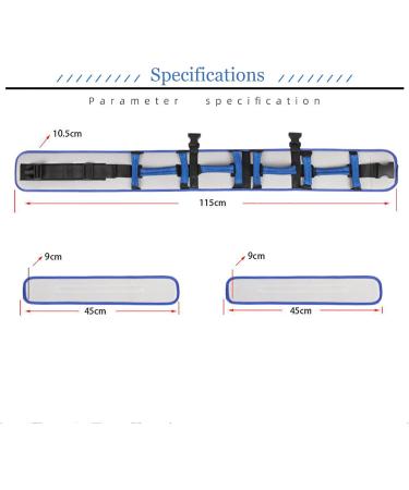 ZZBB Walking Standing Aids Transfer Belt with Leg Loops-Medical Nursing Safety Gait Assist Device-Bariatrics Pediatric Elderly - Buy Online on GoSupps.com