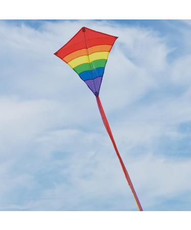 Rainbow Arch 27 inch Diamond Kite - Colorful Flying Fun for Kids and Adults - Buy Online on GoSupps.com