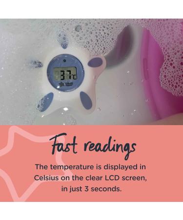 Tommee Tippee InBath Digital Thermometer - Waterproof, Floats in Water, 3 Second Readings - Easy-to-Read LCD Display - Buy Online on GoSupps.com