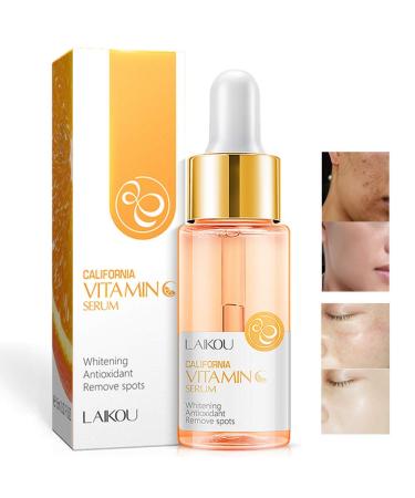 AKARY Vitamin C Serum with Hyaluronic Acid Organic Firm Skin Reduce Formula for Face Skin Improve Remove Flaw Essence