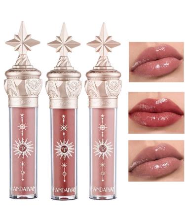 Tinted Lip Balm - Mirror Gloss Lip Stain/Lip Plumper Gloss/Moisturizin Nude Lipstick Liquid Lipsticks (Blushing Cinnamon 707)