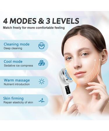 Red Light Therapy Facial Wand for Wrinkles | Anti-Aging Skin Care Tool - Off-White - Buy Online on GoSupps.com