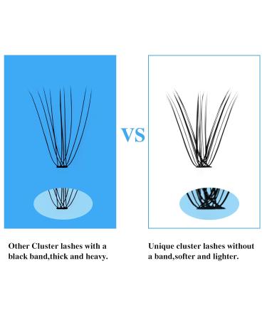 Shop Gemerry Eyelash Extensions: DIY Single Clusters 10D 20D 30D 40D - Volume Lifting for Home Use - 8-14 Mix 0.07D Curl - Buy Online on GoSupps.com