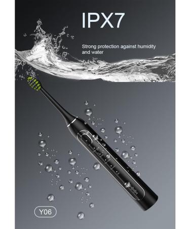 Electric Toothbrush for Adults - 5 Modes 2-Minute Smart Timer 30-Day Battery Life for Deep Cleaning - Buy Online on GoSupps.com