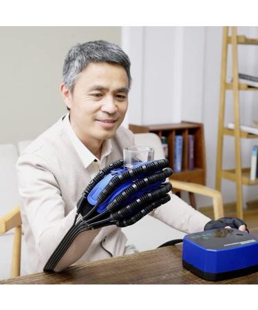 3 Training Modes Rehabilitation Robot Gloves Finger Rehab Training Orthotics Hemiplegia Stroke Arthritis Hand Function Recovery Strength Adjust (Left Hand Medium) - Buy Online on GoSupps.com
