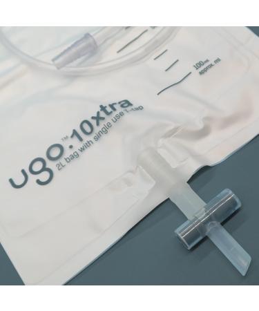 Ugo 2L Nachtf tel - Kink-Free Urine Bag/Catheter Night Bag (10-Pack) | International Shipping Available - Buy Online on GoSupps.com