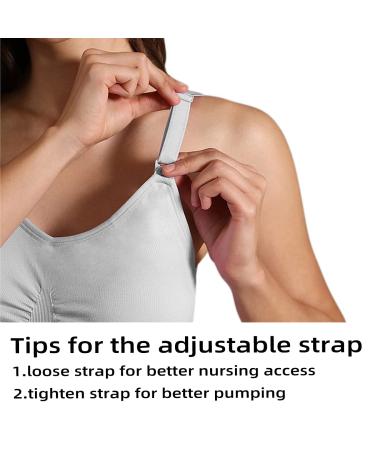 iLoveSIA 3PACK Hands-Free Nursing & Pumping Bra Set, Size 2XL, Black/Beige/Grey - Buy Online on GoSupps.com