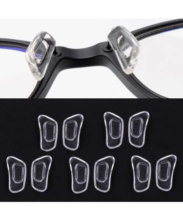 UNFAIRZQ 5 Pairs Silicone Glasses Nose Pads - Soft Comfortable and Stylish Inserts for Easy Fit and Massage - Buy Online on GoSupps.com