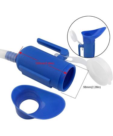 Male Urinal Bottle Urinal Unisex Portable 3 in 1 Urine for Car Travel - Buy Online on GoSupps.com