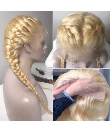 LUMIERE 613 Blonde Lace Front Wig 24 Body Wave - Brazilian Virgin Human Hair, 160% Density HD Lace Closure Wig for Black Women - Buy Online on GoSupps.com