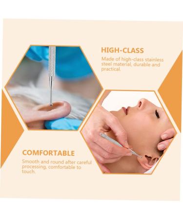 Minkissy 4-Piece Auricular Acupuncture Tools | Face Massage Device | 2 Silver 13x1x1cm - International Shipping Available - Buy Online on GoSupps.com