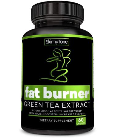 Weight Loss Green Tea Extract Fat Burner with EGCG- Natural Detox Diet Pills For Belly Fat that Work Fast for Women 6-Metabolism Booster-Thermogenic Supplements-Carb Blocker-Appetite Suppressant -60ct