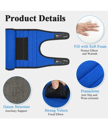 Zelen Elbow Splint Immobilizer - Effective Ulnar Nerve & Cubital Tunnel Support Brace for Tendonitis & Arthritis - Large Night Elbow Stabilizer - Buy Online on GoSupps.com