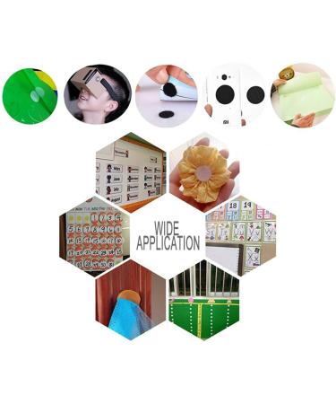 Sticky Back Coins White Self Adhesive Dots 500pcs(250 Pairs) 1 Diameter Hook & Loop Dots Taps Perfect for School  Office White 1Diameter - Buy Online on GoSupps.com