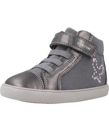 Geox Baby Girl's B Gisli B Sneaker 5 UK Child Dark Grey