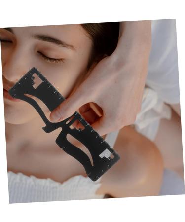 Mikinona 2pcs Eyebrow Ruler Microblading Ruler Stencil Mini Eyebrow Drawing Ruler Designer Eyebrow Trimming - Buy Online on GoSupps.com