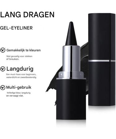 Quick Liquid Eye Liner Waterproof Long Lasting Liquid Eyeliner Pen for Women Smudgeproof makeup tool beauty supplies for travel parties daily outdoor use - Buy Online on GoSupps.com