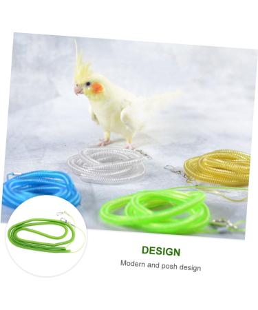 Angoily 3 pcs 15 Leash Trainning Color for Flying Activities Random Elastic Harness Parrot Meters Size 5x3pcs As Shownx3pcs - Buy Online on GoSupps.com
