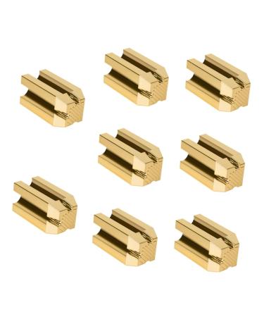 FRCOLOR 8 pcs Eyebrow Pencil Sharpener Eyebrow Shaping Pencil Make up Pencile Sharpener Manual Cosmetic Pencil Cutter Beauty Makeup Tool Power Tool Single Hole Pen Plastic Spray Gold
