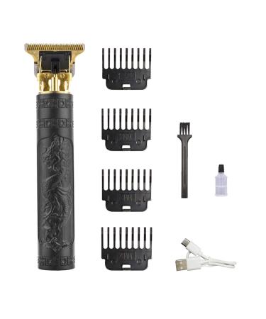 Razors T9 Household Hair Clipper USB Charging Long Life Stainless Steel Blade Head Shaving Shaving Household Personal Care Small Applia(ABS Dragon 1)