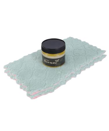 TEHAUX Beeswax Wood Use Wax Wood Seasoning Wax Natural Floor Wax 0.04 Ounce (Pack of 1) Yellow