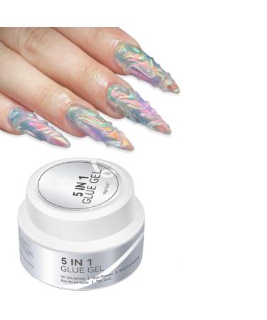 3D Gel | 30ml Strong Strong Nail Modelling Glue | Nail Modelling Gel | For Women & Beginners Professional & Home Use Manicure And Toilet