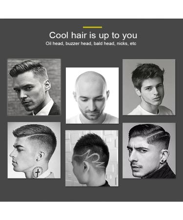 Hair Trimmer Men's Beard Trimmer Hair Trimmer Care Set with LCD Screen Wireless T-Blade Trimmer Rechargeable USB Men's Razor with 3 Guide Combs (#3) - Buy Online on GoSupps.com