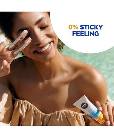 NIVEA Sun UV Face Shine Control SPF 50 Cream 50ml | Protects Against UVA/UVB Rays | Anti-Aging Sunscreen for Delicate Facial Skin - Buy Online on GoSupps.com