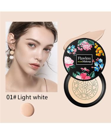 Mushroom Head Air Pillow CC Cream Foundation - Moisturizing Concealer for Even Skin Tone | BB Liquid Makeup (Light White) - International Shipping - Buy Online on GoSupps.com