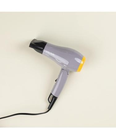 Nicky Clarke 1200W Travel Hair Dryer Lightweight & Compact 2 Heat Settings 1.8m Cable - Grey NTD101 - Buy Online on GoSupps.com